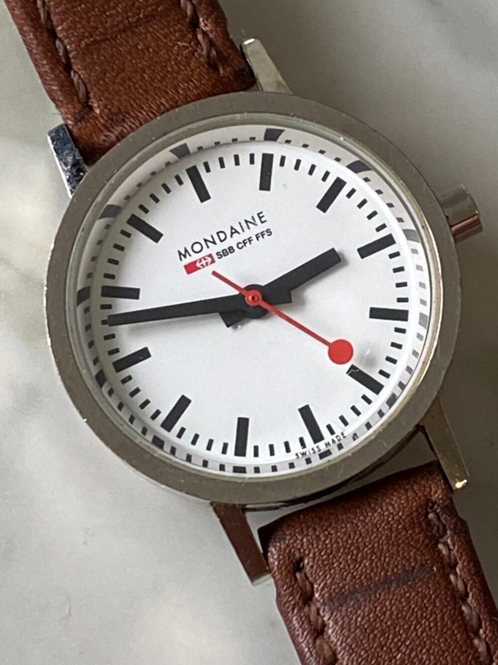 Mondaine official swiss railway watch ecoquartz preowned - Picture 2 of 9